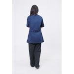 WOMEN'S SEMI-FITTED PULLED-ON SCRUB TOP
