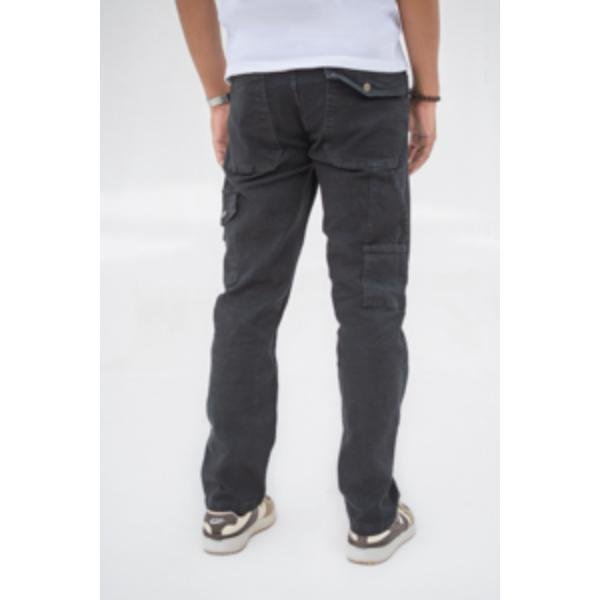 MEN'S DENIM WORKWEAR CARGO (BLACK)