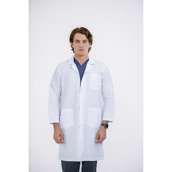UNISEX LAB COAT (HALF SLEEVES, 3 POCKETS)