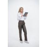 WOMEN'S FORMAL DRESS BROWN CHECK PANT