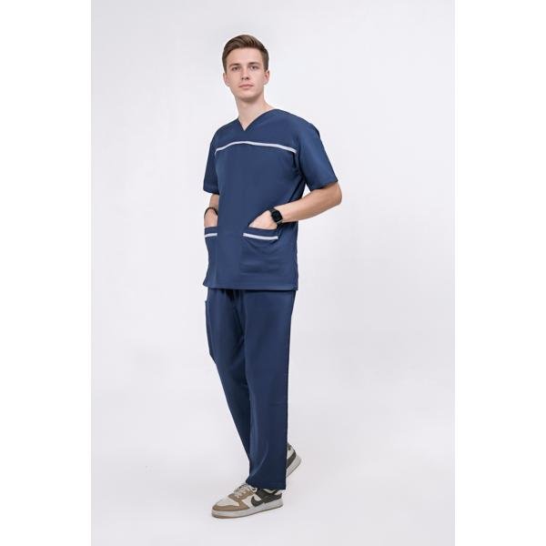 UNISEX SEMI-FITTED PULL-ON SCRUB SET